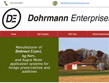 Tablet Screenshot of dohrmannenterprises.com